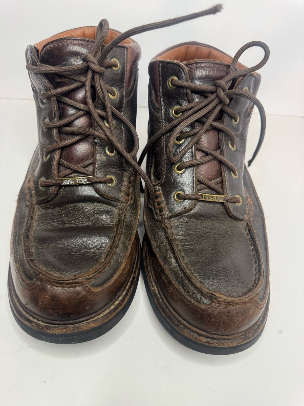 Irish Setter Brown Leather Gore Tex Ankle Work Boots Mens Size 10.5